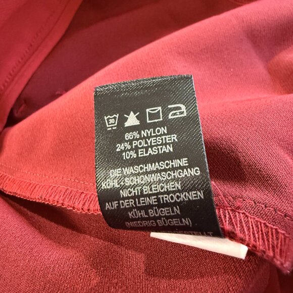 RACHEL ZOE Women's Dress Pants Size 6 Red Wide Leg Flair STRETCH - Picture 9 of 9